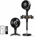 Ventoinha de pé, DREO, Smart-Ventilator, 20 dB, 12 níveis, regulável, com comando à distância, com temporizador, Preto, para uso diário