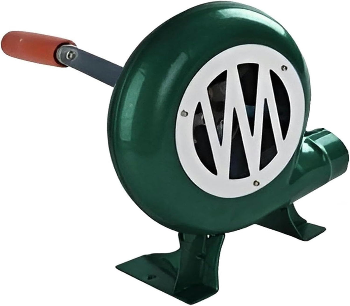 Soprador de folhas, GZKDKZB, aço, madeira, Verde / Branco, para utilização no exterior
