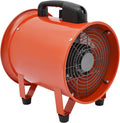 Soprador de folhas, NiuLifeya, 320W, 220V, 3300 U/min, 68dB, aço, Laranja / Preto, para utilização no exterior