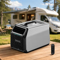 Ar condicionado portátil, DIUNAOZI, com comando à distância, com temporizador, Cinzento / Preto, para uso diário