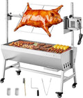 VEVOR, Equipamento elétrico, 60 kg, 38 W, com rodas, aço inoxidável, aço, Prateado, para uso diário