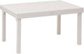 Mesa de jantar, HESPERIDE, 135 a, 270 cm, 4 a, 135 cm, alumínio, madeira, Prateado, para uso diário