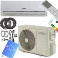 Ar condicionado split, Apex, 3,4kW, 50 dB, 230V, com comando à distância, com temporizador, com controlo por aplicação, Branco / Bege, para uso diário