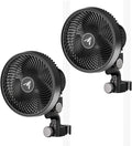 Ventoinha, AC Infinity, CLOUDRAY, com temporizador, com controlo por aplicação, com rodas, aço, Preto, para uso diário