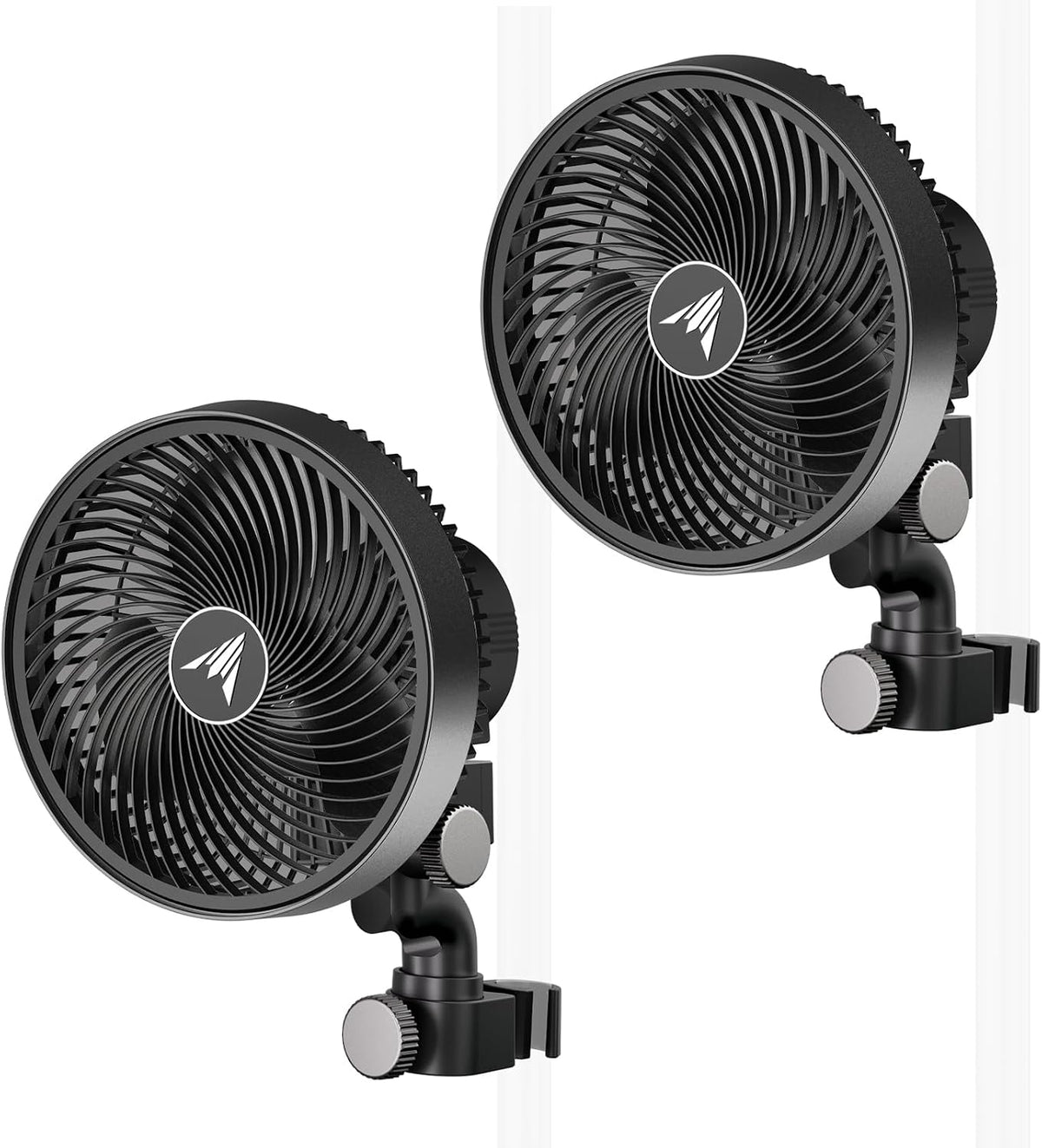 Ventoinha, AC Infinity, CLOUDRAY, com temporizador, com controlo por aplicação, com rodas, aço, Preto, para uso diário