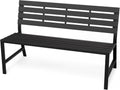 Banco, di volio, Gartenbank, 130 cm, 240 kg, 81 cm, 14 kg, 130 × 58 × 81 cm, aço, madeira, Preto, para uso diário
