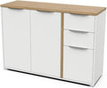 Roupeiro, Demeyere, 6 cm, 42,6 kg, com gavetas, Branco, para o quarto