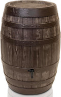 Equipamento de exterior, YourCasa, Regentonne, 65,2 cm, 93 cm, 4 ', madeira, plástico, Castanho, para utilização no exterior
