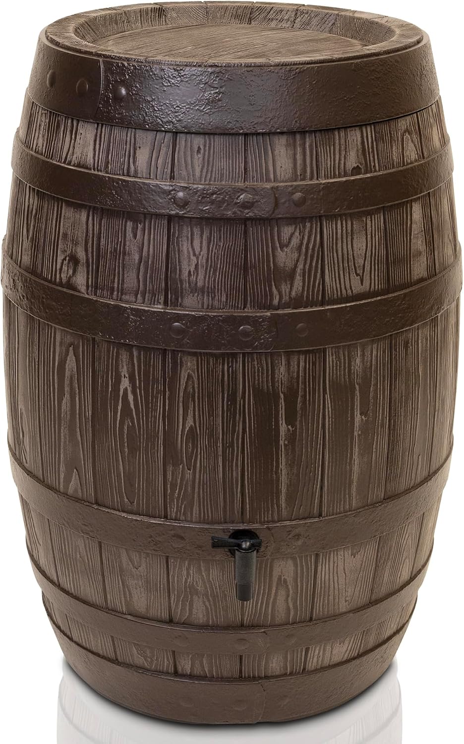 Equipamento de exterior, YourCasa, Regentonne, 65,2 cm, 93 cm, 4 ', madeira, plástico, Castanho, para utilização no exterior