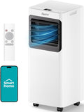 Ar condicionado portátil, SNOCOD, regulável, com comando à distância, com temporizador, Branco, para uso diário