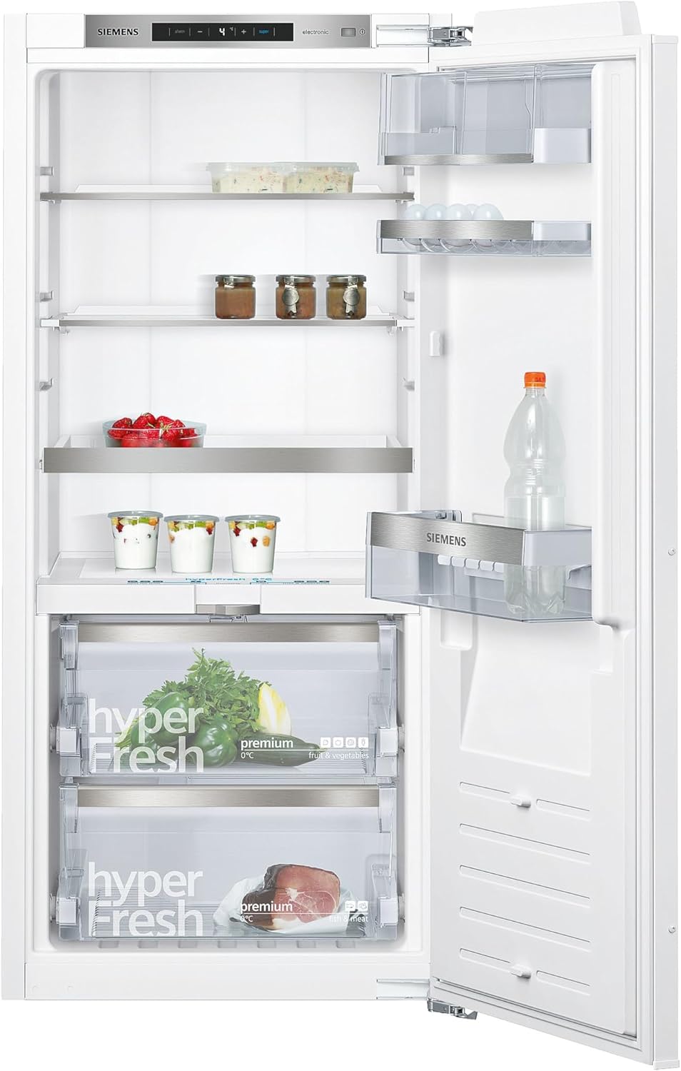 Siemens, Frigorífico combinado, KI41FADE0, 187L, com iluminação LED, Branco, para uso diário