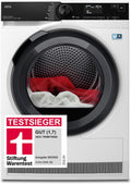 AEG, Máquina de secar roupa, TR9M75680, 8 kg, algodão, Branco / Preto, para uso diário
