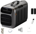 Ar condicionado portátil, Generisch, 41 cm, 35 cm, 56 × 51 × 41 cm, 54 × 30 × 35 cm, com comando à distância, Preto / Prateado, para uso diário