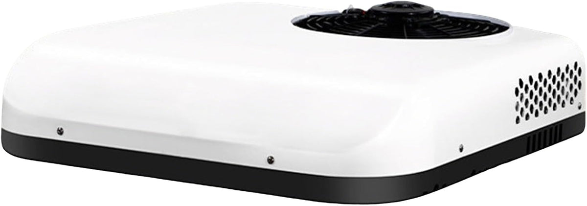 Ar condicionado, Zanefoo, 12V, alumínio, Branco / Preto, para uso diário