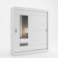 Roupeiro, Befara, 53,2 kg, com gavetas, com prateleiras, Branco, para o quarto