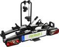 Suporte traseiro para bicicleta, EUFAB, 11521, 6 cm, 30 kg, 2,2 ', regulável, com rodas, aço, alumínio, Preto / Prateado, para uso diário