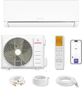 Ar condicionado split, HANTECH, classe energética A+++, com comando à distância, Branco, para uso diário