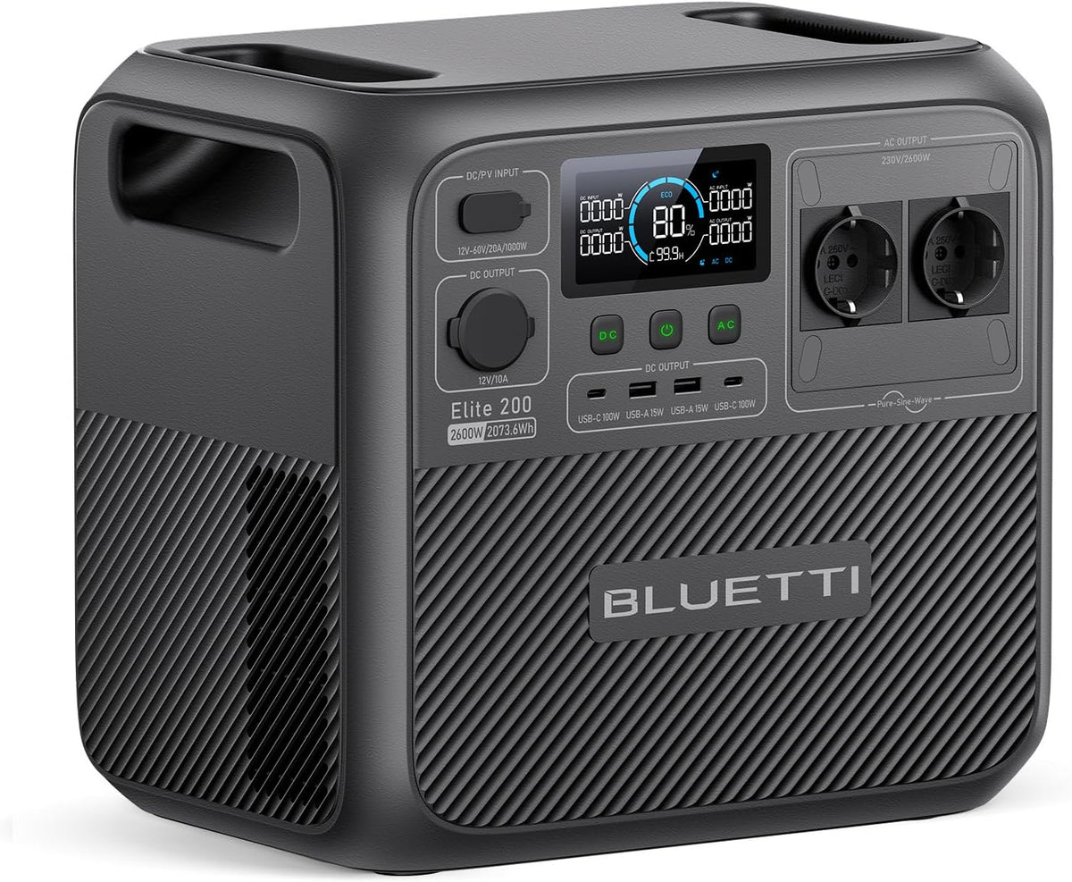 Gerador elétrico, BLUETTI, 2600 W, 3900 W, 10 W, 120 V, 60 W, 1800 W, Multicolor, para trabalhos de manutenção