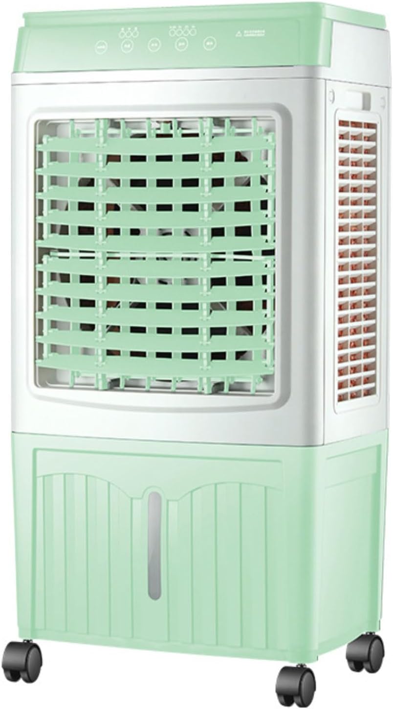 Ar condicionado portátil, Generisch, 45L, com rodas, Verde / Branco, para uso diário