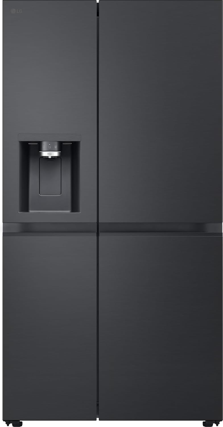 LG, Frigorífico combinado, GSLE91EVAC, 628 L, classe energética C, Preto, para uso diário