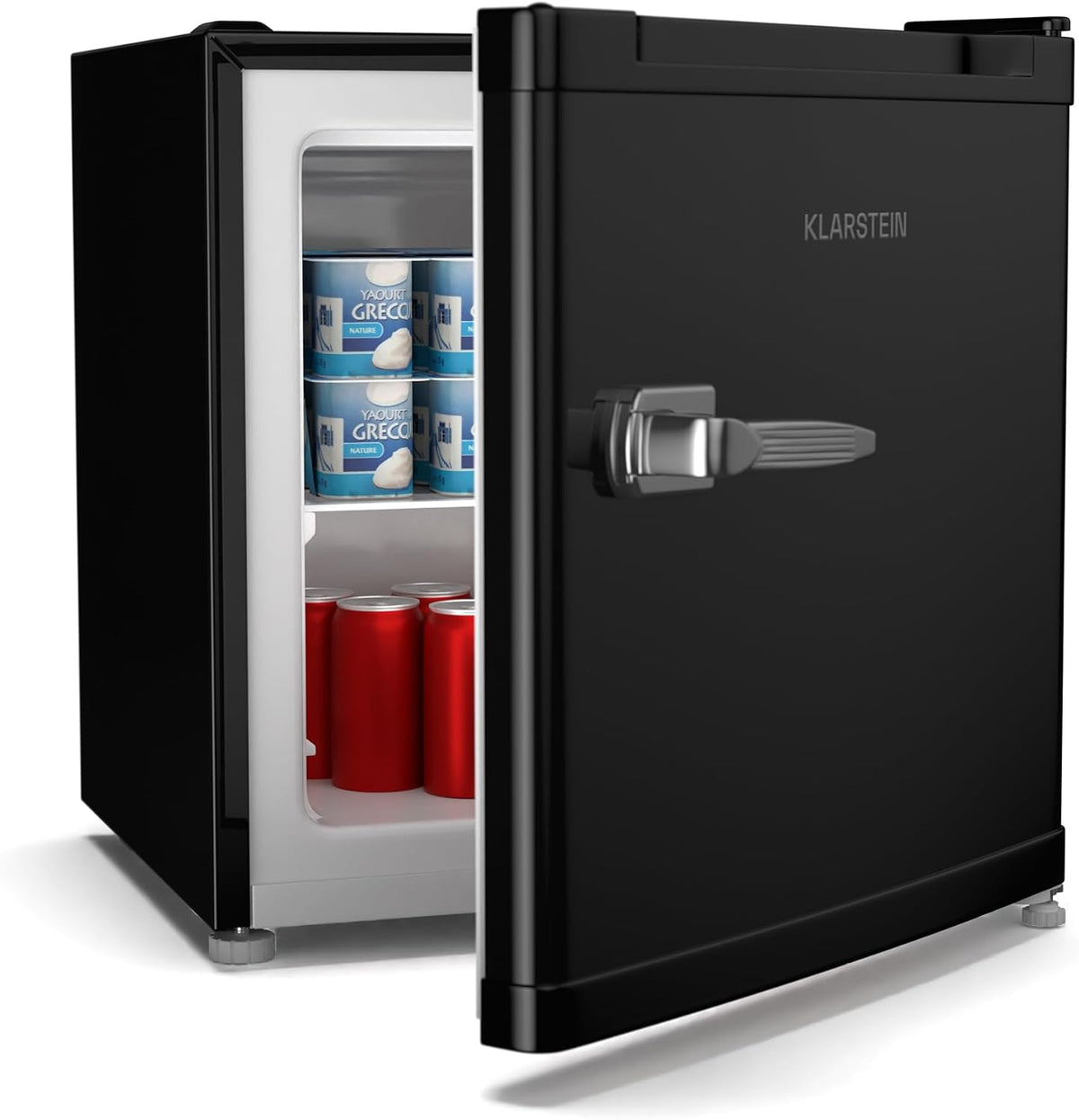 Klarstein, Congelador vertical, Irene, 31L, 38 dB, classe energética C, altura regulável, regulável, Preto, para uso diário