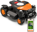 Robô corta-relva, WORX, Landroid, com controlo por aplicação, com rodas, Preto / Laranja, para utilização no exterior