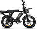 Bicicleta, OUXI, E-Bike, 250W, 20', 25 km/h, 48V, 15Ah, aço, Preto, para uso diário