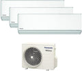 Ar condicionado split, Panasonic, 9000, classe energética A++, com comando à distância, com temporizador, com controlo por aplicação, Branco