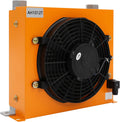 Climatizador evaporativo, MELAQULY, 120W, 12V, 100L, 45 dB, alumínio, metal, Laranja / Preto, para uso diário