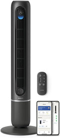 PHILIPS, Ventoinha de torre, Smarter, 22 dB, 12 níveis, 30W, com comando à distância, com temporizador, com controlo por aplicação, Preto