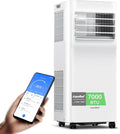 Ar condicionado portátil, Comfee, Mobiles, 2,0kW, com comando à distância, com controlo por aplicação, Branco, para uso diário