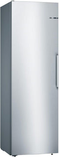 Bosch, Frigorífico combinado, KSV36VLDP, 60 cm, 346 L, 186 × 60 cm, com iluminação LED, Prateado, para uso diário