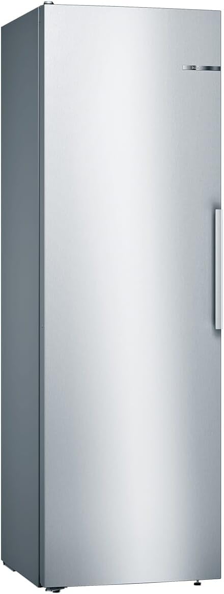 Bosch, Frigorífico combinado, KSV36VLDP, 60 cm, 346 L, 186 × 60 cm, com iluminação LED, Prateado, para uso diário
