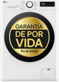 LG, Máquina de lavar e secar roupa, F4DR6009A1W, 6 kg, 1400 rpm, aço inoxidável, aço, Branco, para uso diário