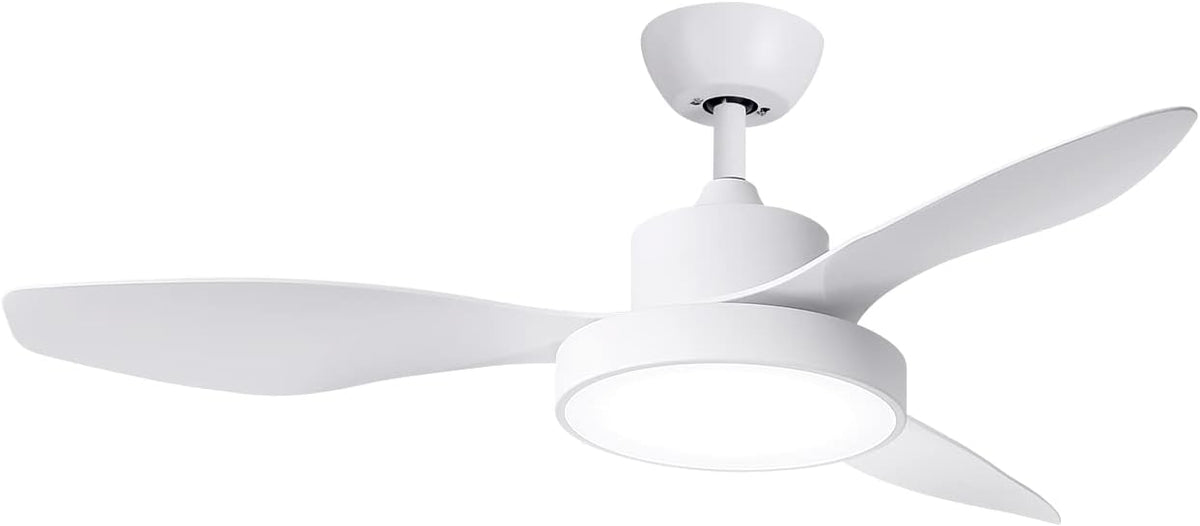 Ventoinha de teto com luz, SPC, Conforto, 42 W, 120 cm, 20dB, 43dB, 24W, com comando à distância, com controlo por aplicação, Branco, para uso diário