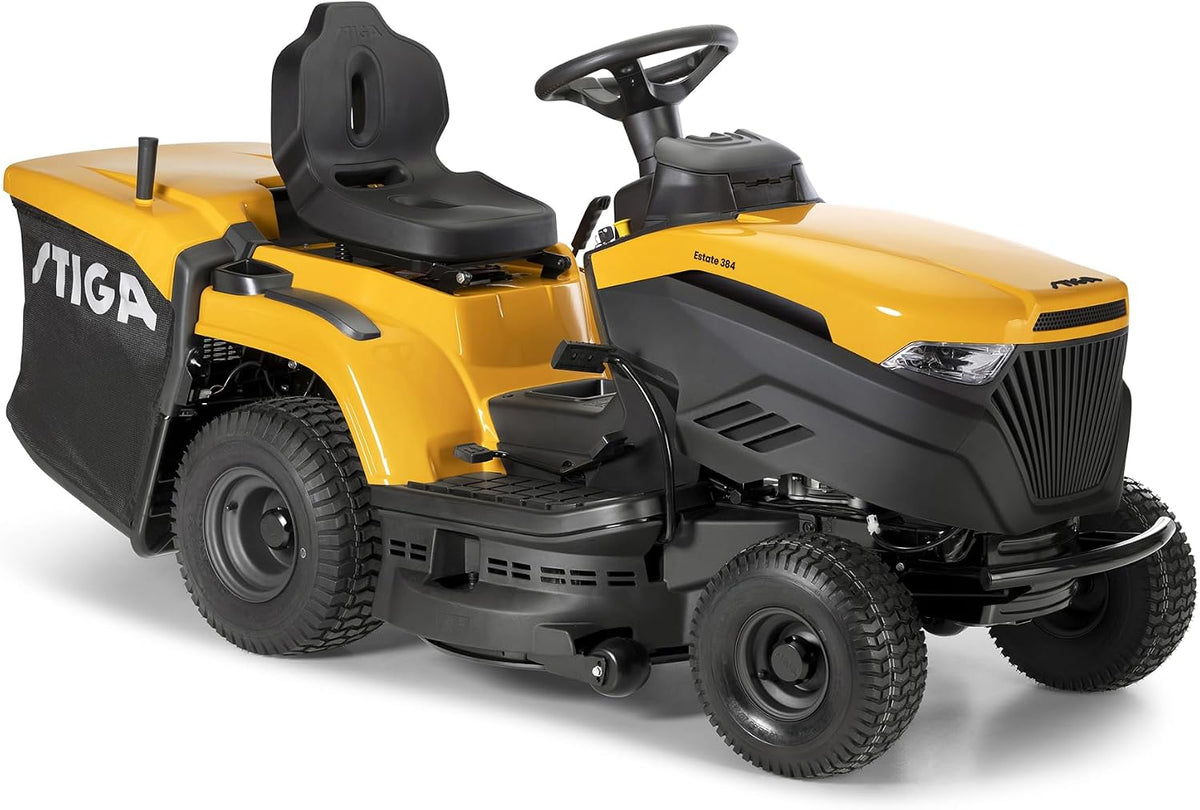 Corta-relva, STIGA, Estate, 84cm, 240L, Amarelo / Preto, para utilização no exterior