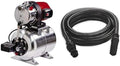 Einhell, Grupo de pressão de água, 1200 W, 5 bar, 5000 L/h, 20 L, aço inoxidável, aço, Prateado / Vermelho / Preto, para uso diário