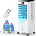 Ar condicionado portátil, VectrDyna, 10L, 60 W, com comando à distância, com temporizador, Branco / Preto, para uso diário
