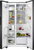 AEG, Frigorífico combinado, 9000, 572 L, aço inoxidável, aço, Preto, para uso diário