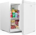 Minifrigorífico, Upstreman, Mini, 46L, 45 cm, 41 dB, 49 × 47,8 × 45 cm, vidro, Branco, para uso diário