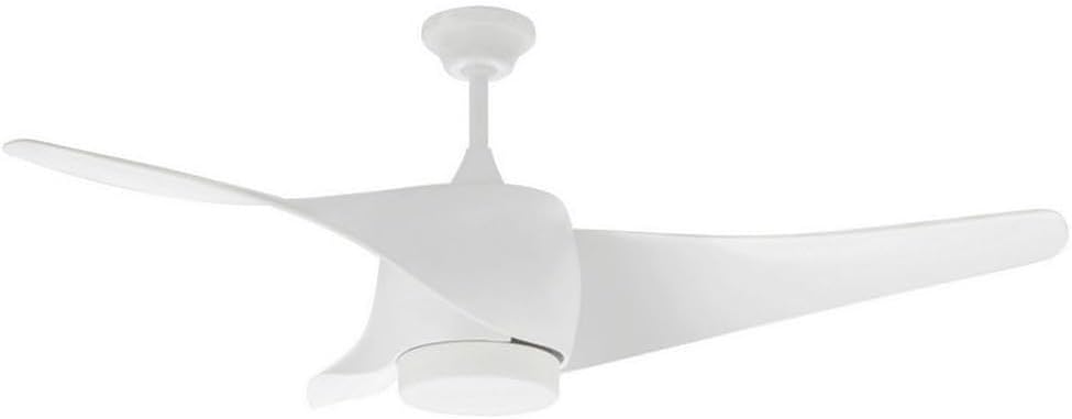 Ventoinha de teto com luz, Orbegozo, 120 cm, 60 W, 3 níveis, 132 cm, com iluminação LED, com comando à distância, com temporizador, Branco