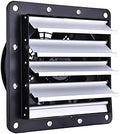 Extrator de casa de banho, Schahba, 180 W, 2600 U/min, 0.80 A, 230V, 140 W, aço, metal, Preto / Prateado, para uso diário