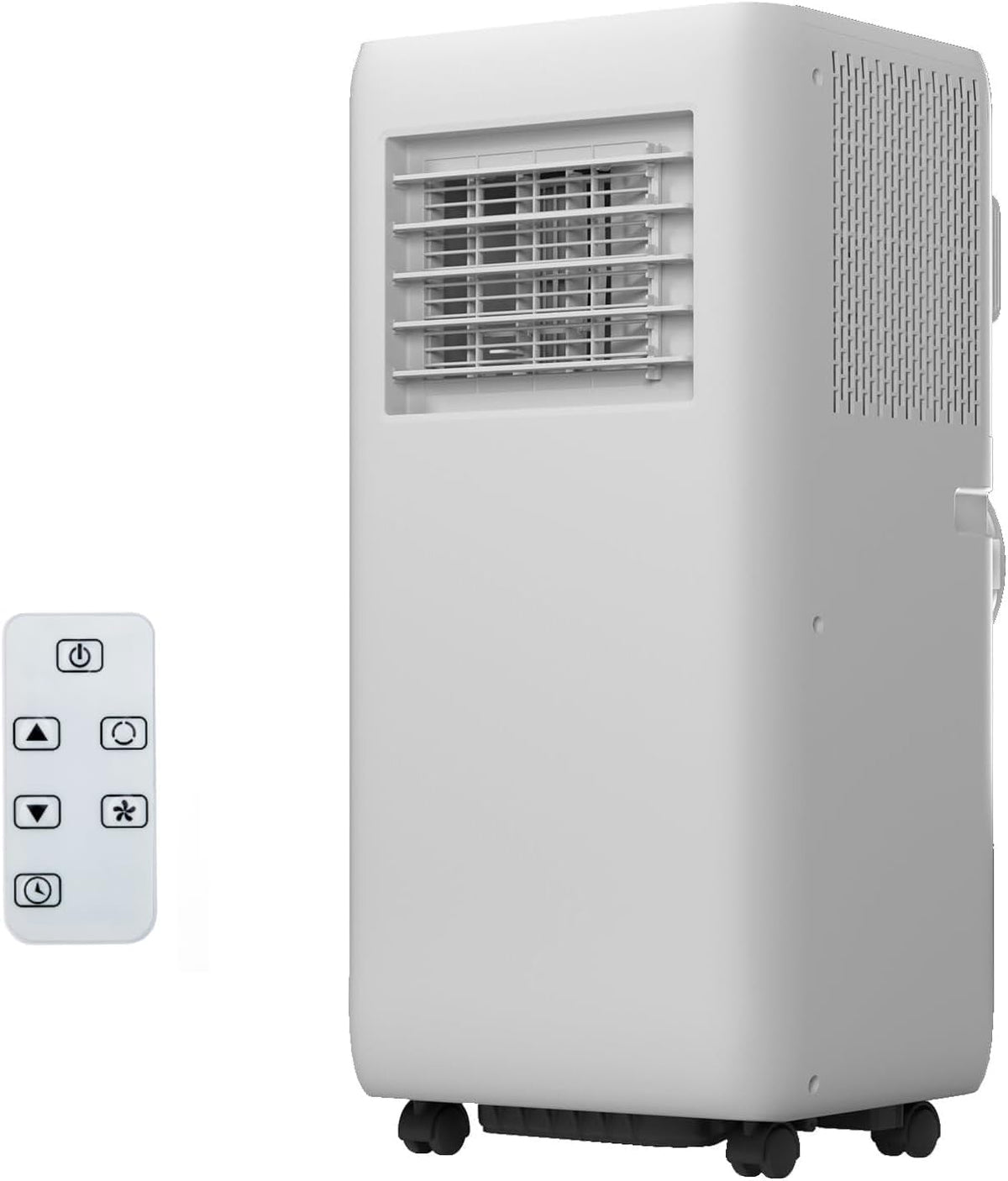Ar condicionado portátil, AutoSteelix, 50 dB, com comando à distância, com temporizador, Branco, para uso diário