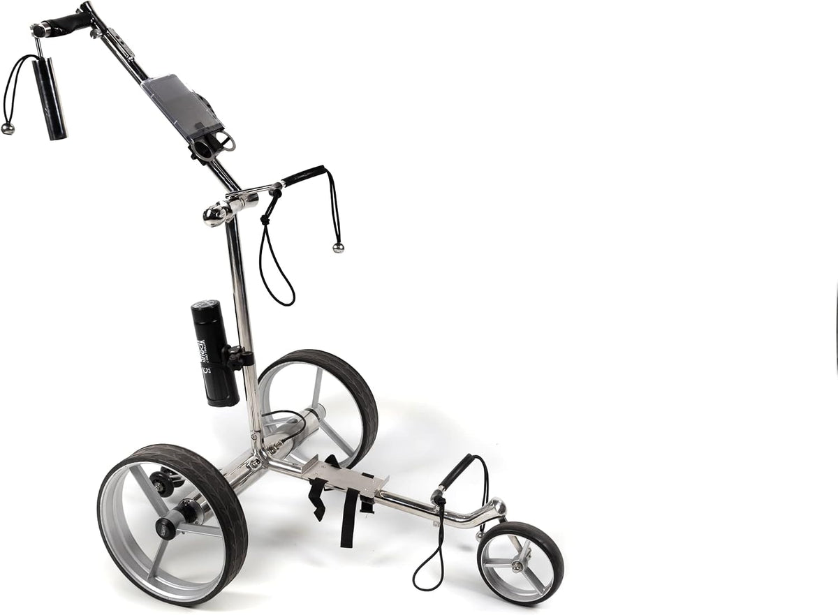 Acessório, Golfted, 12,5 kg, 36 L, 200 W, dobrável, com iluminação LED, com comando à distância, aço inoxidável, aço, Prateado / Preto