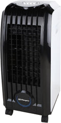 Climatizador evaporativo, Orbegozo, AIR, 4 l, 60 W, 6,4 kg, 3 níveis, com rodas, Preto / Branco, para uso diário
