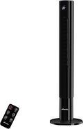 Ventoinha de torre, Avamia, 26dB, 110 cm, com comando à distância, com temporizador, Preto, para uso diário