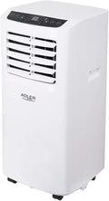 Ar condicionado portátil, ADLER, 792W, 2 L, 17 l, com comando à distância, com temporizador, com rodas, Branco, para uso diário