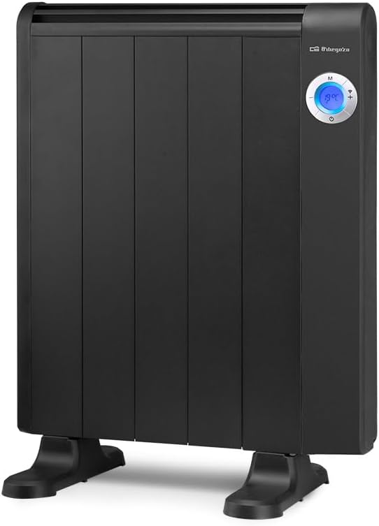 Aquecedor, Orbegozo, RRW, 800 W, com comando à distância, com controlo por aplicação, alumínio, Preto, para uso diário