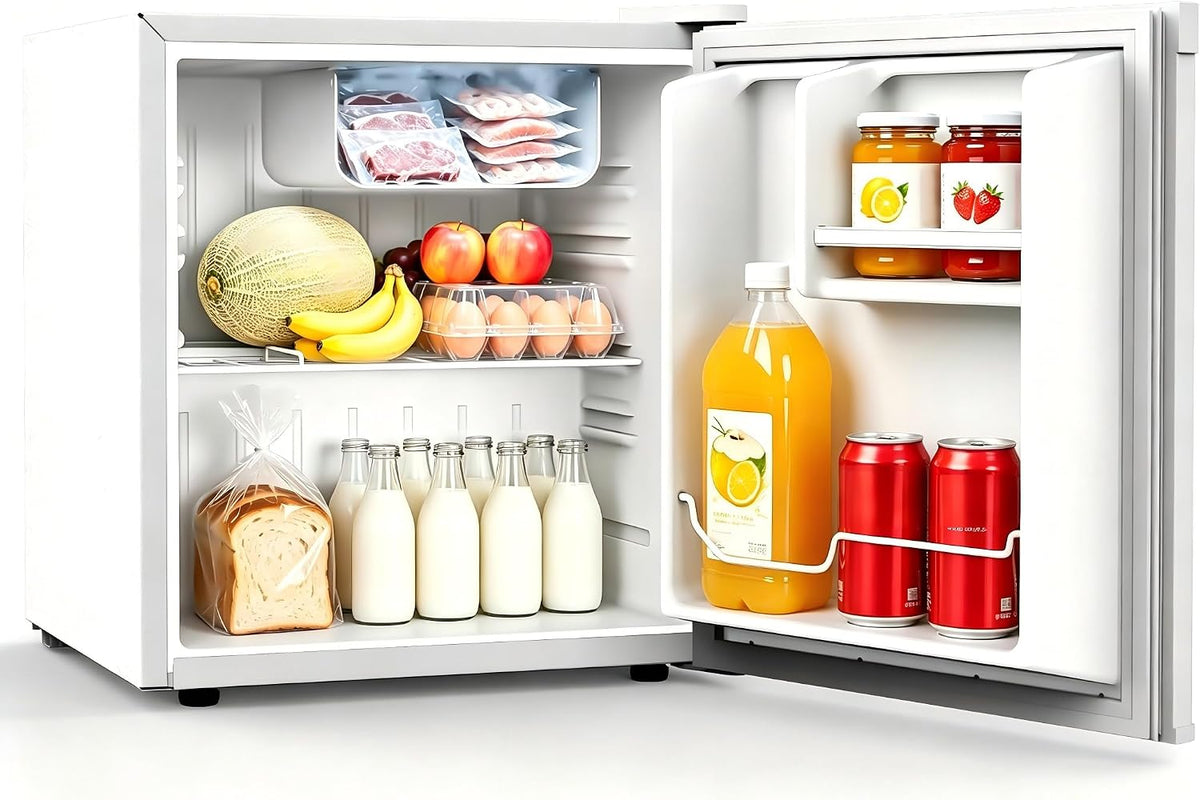 Minifrigorífico, WELLENT, 46L, 43 dB, regulável, Branco, para uso diário