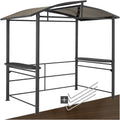 Tenda de jardim, tectake, Outdoor, aço, alumínio, Cinzento, para utilização no exterior